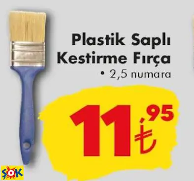 PLASTİK SAPLI KESTİRME FIRÇA